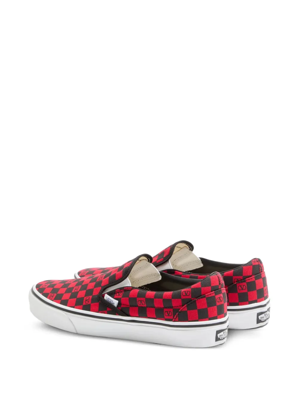 X Valentino Checked Sneakers
