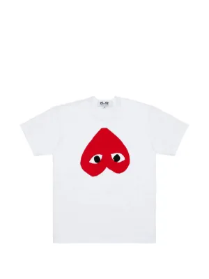 Comme Des Garçons Play スタッズトリム Tシャツ | ホワイト | FARFETCH JP