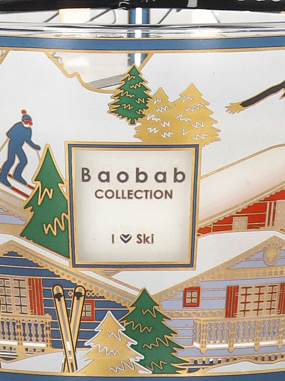  Baobab I Love Ski Scented Candle - White 