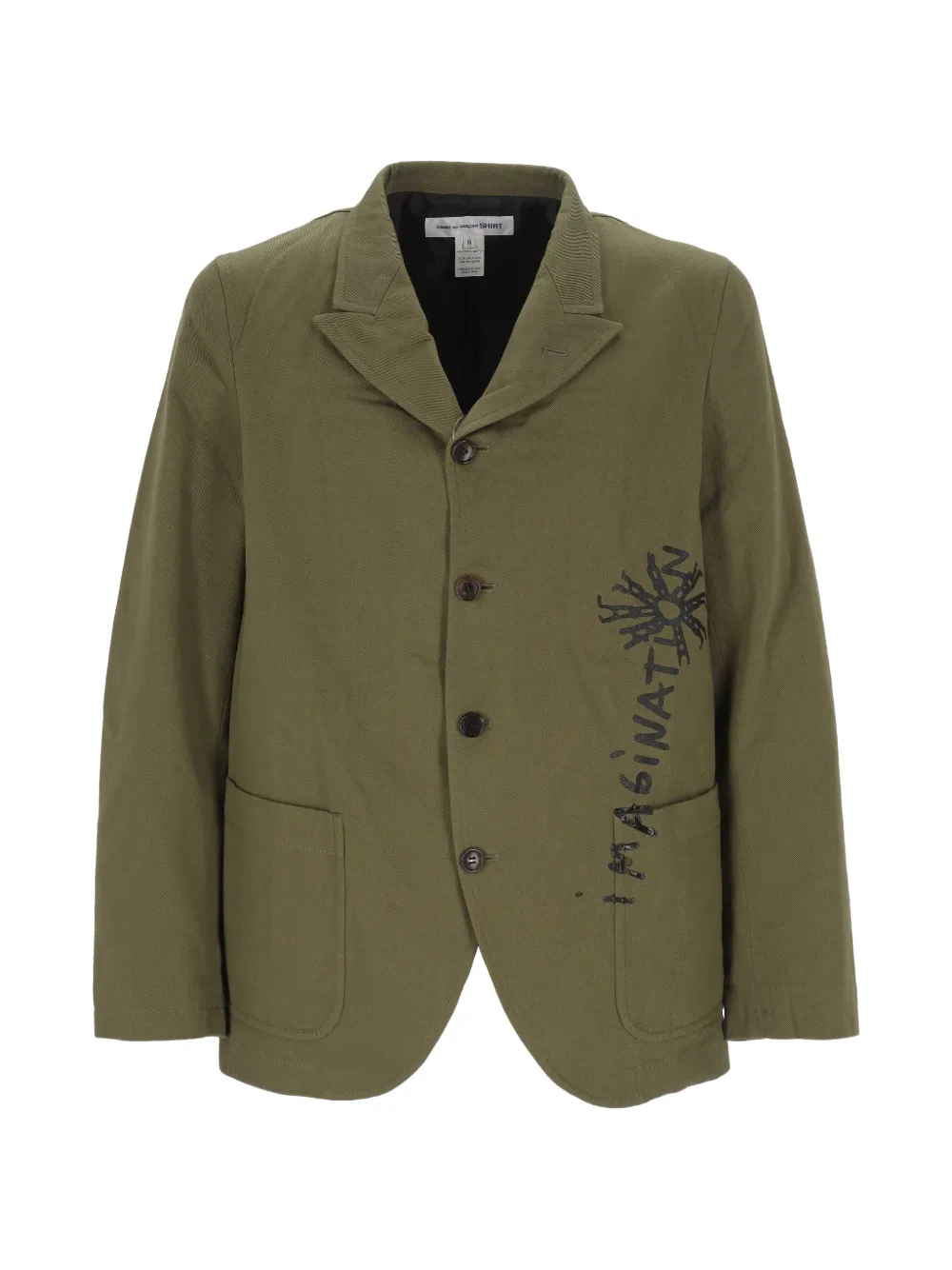 Comme Des Garçons single-breasted blazer - Verde
