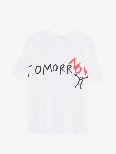 Comme Des Garçons Shirt футболка с графичным принтом