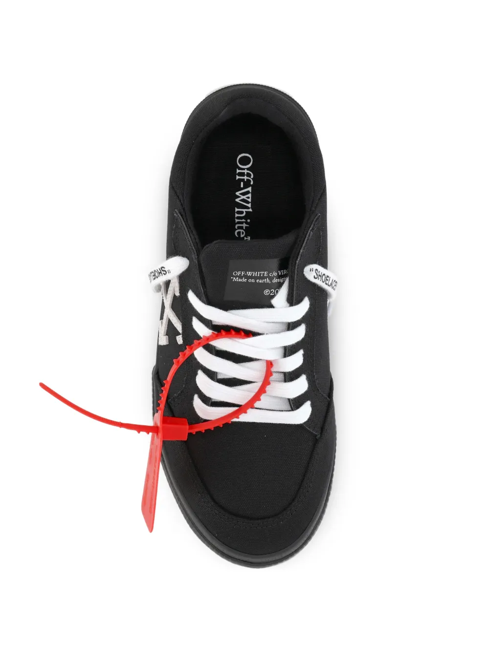 Off-White Vulcanized low-top sneakers Zwart