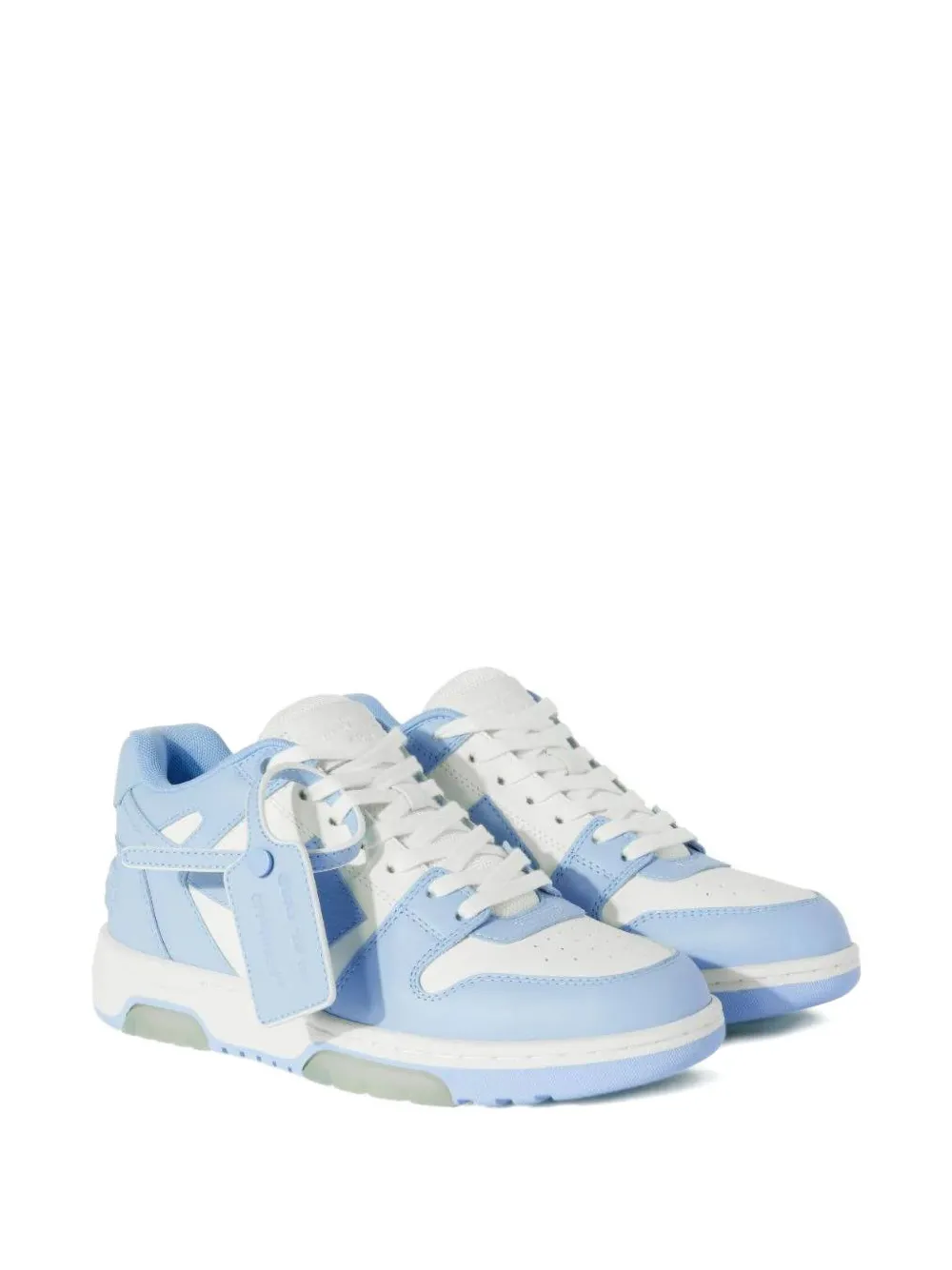 Off-White The Out Of Office sneakers met pijlpatroon Blauw
