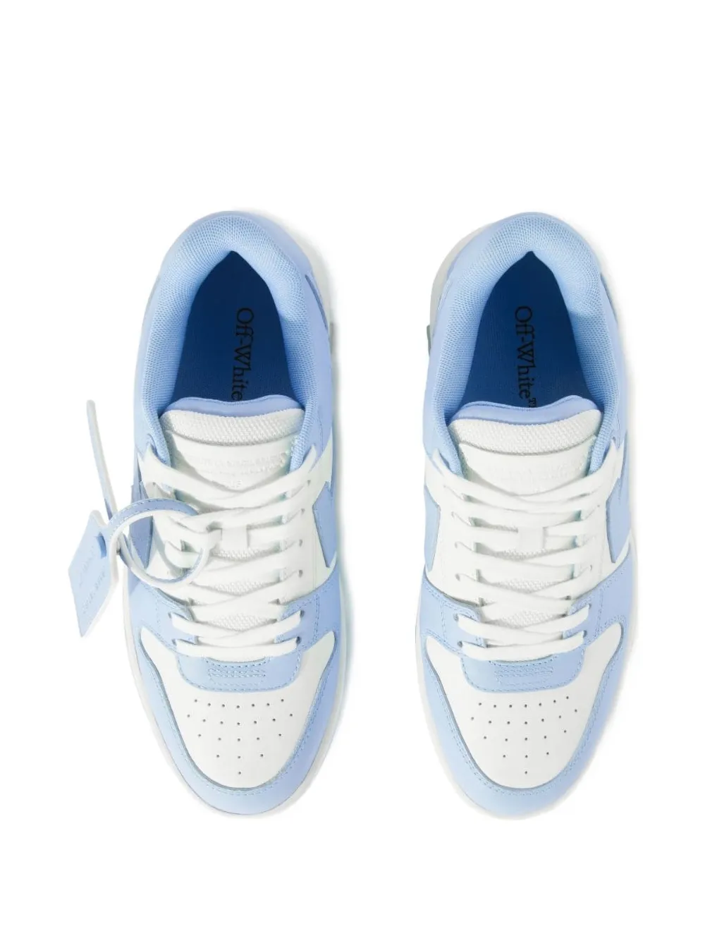 Off-White The Out Of Office sneakers met pijlpatroon Blauw