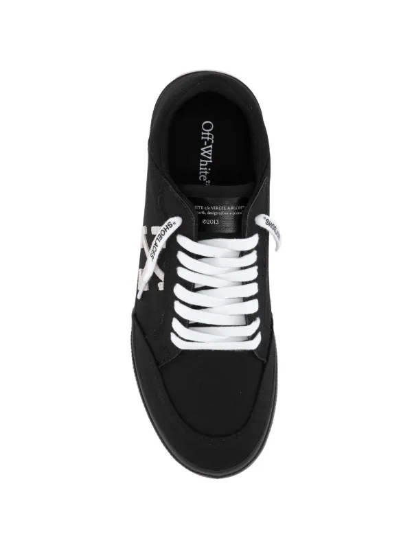 Off-White Vulcanized Canvas low-top Sneakers | Black | FARFETCH