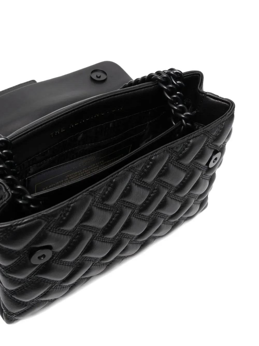 quilted leather shoulder bag