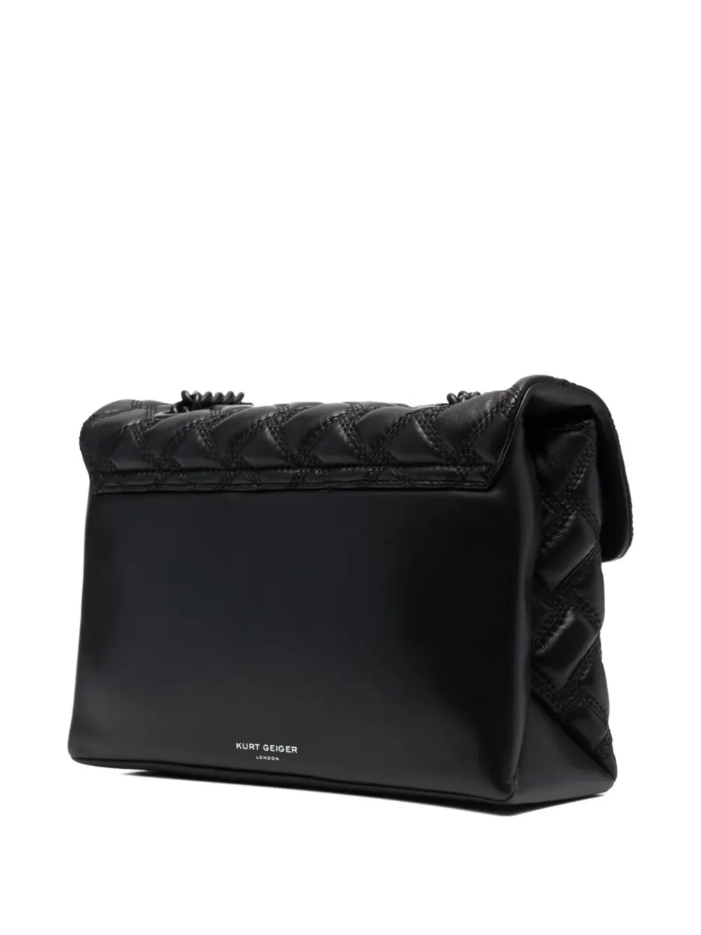 quilted leather shoulder bag