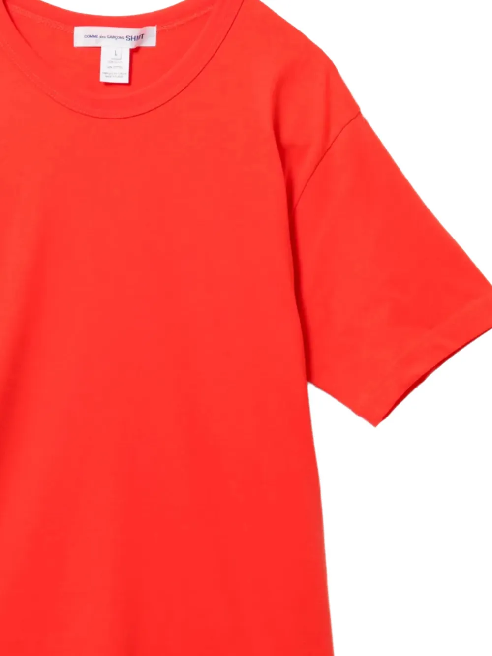 Comme Des Garçons Shirt T-shirt met ronde hals Rood