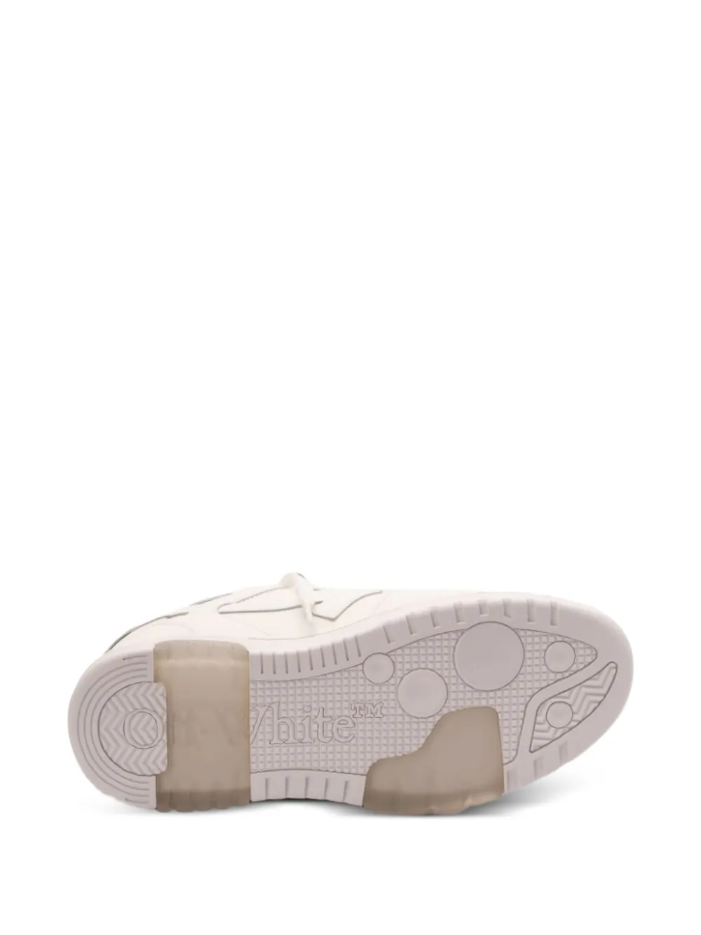 Off-White Out Of Office "For Walking" leren sneakers Wit