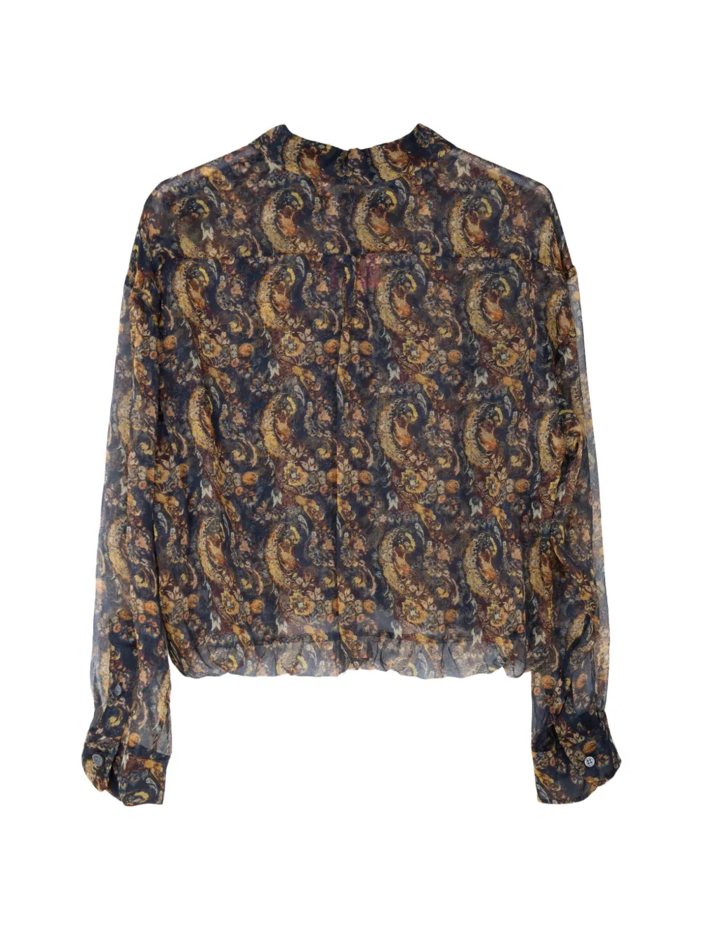  R13 Paisley Bubble Shirt - Black 