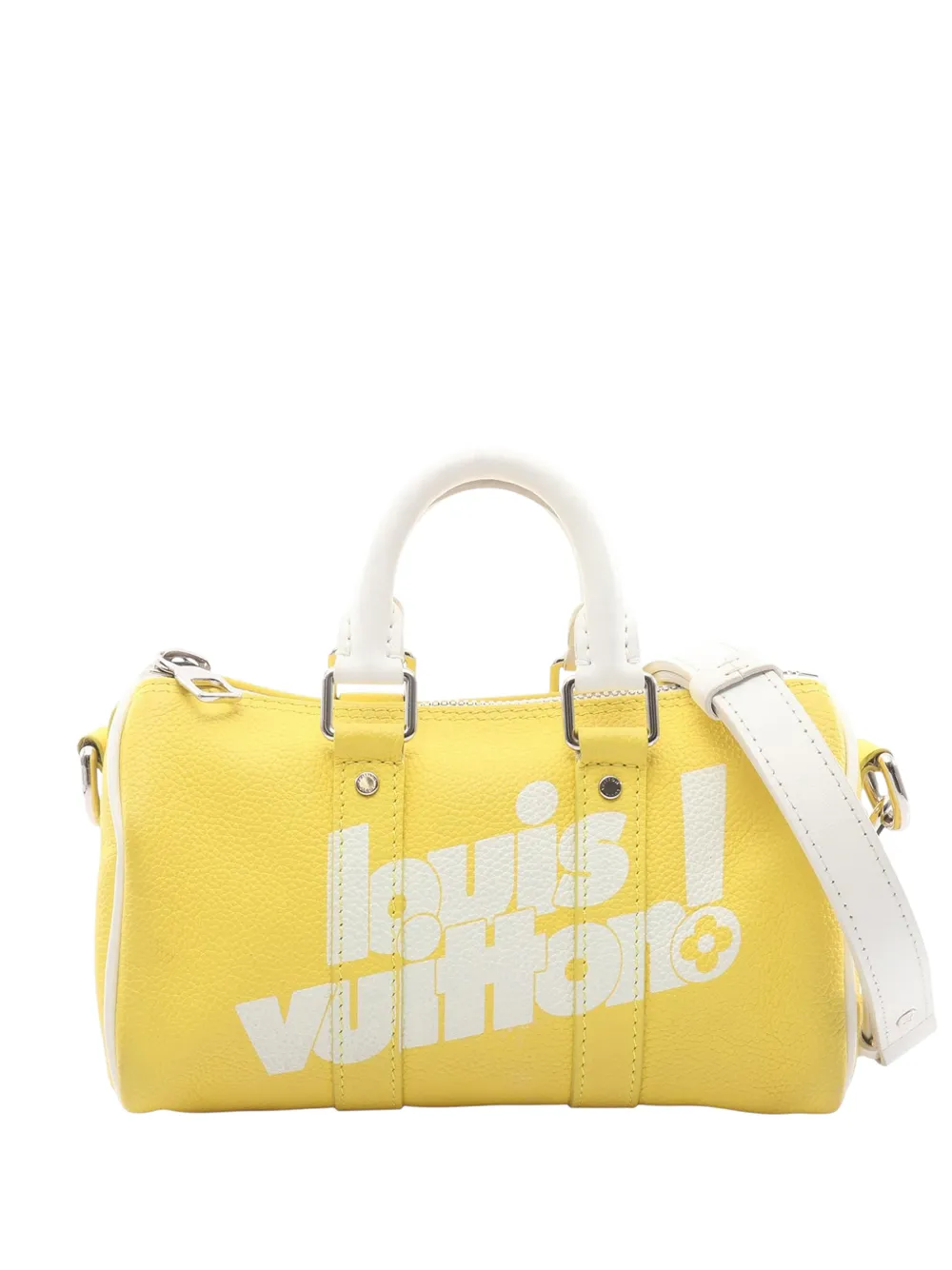 Louis Vuitton Pre-Owned 2021-2026 Everyday LV Keepall Bandouliere XS satchel - Giallo
