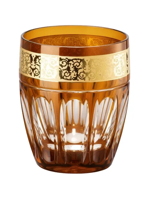 Versace x Rosenthal Gala Prestige Cobalt scroll band tumbler