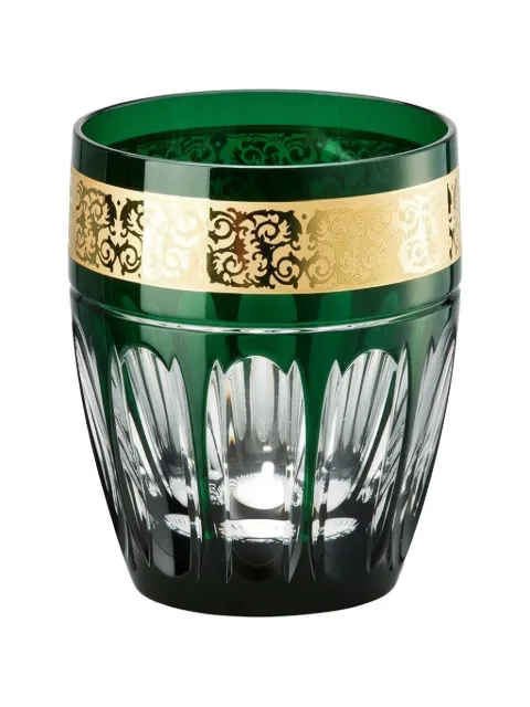 Versace x Rosenthal Gala Prestige Cobalt ornamental band tumbler