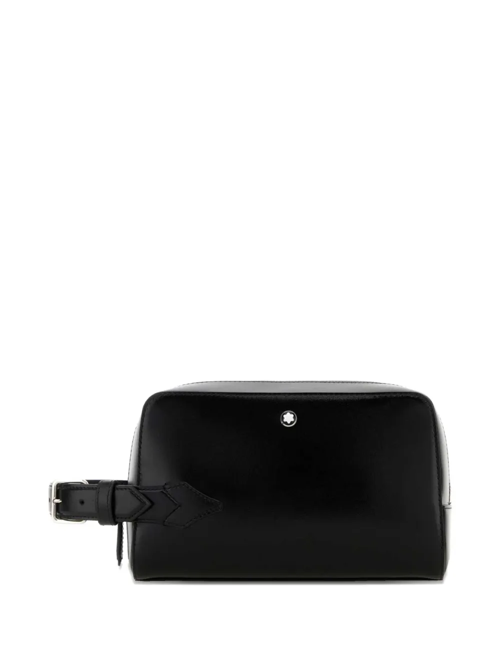  Montblanc Leather Wash Bag - Black 