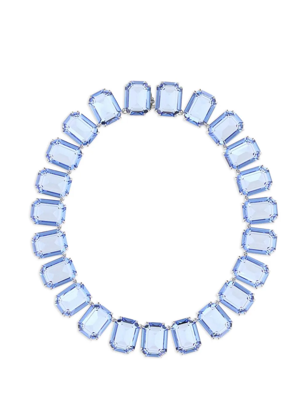 Swarovski Millenia embellished metal necklace - Silber