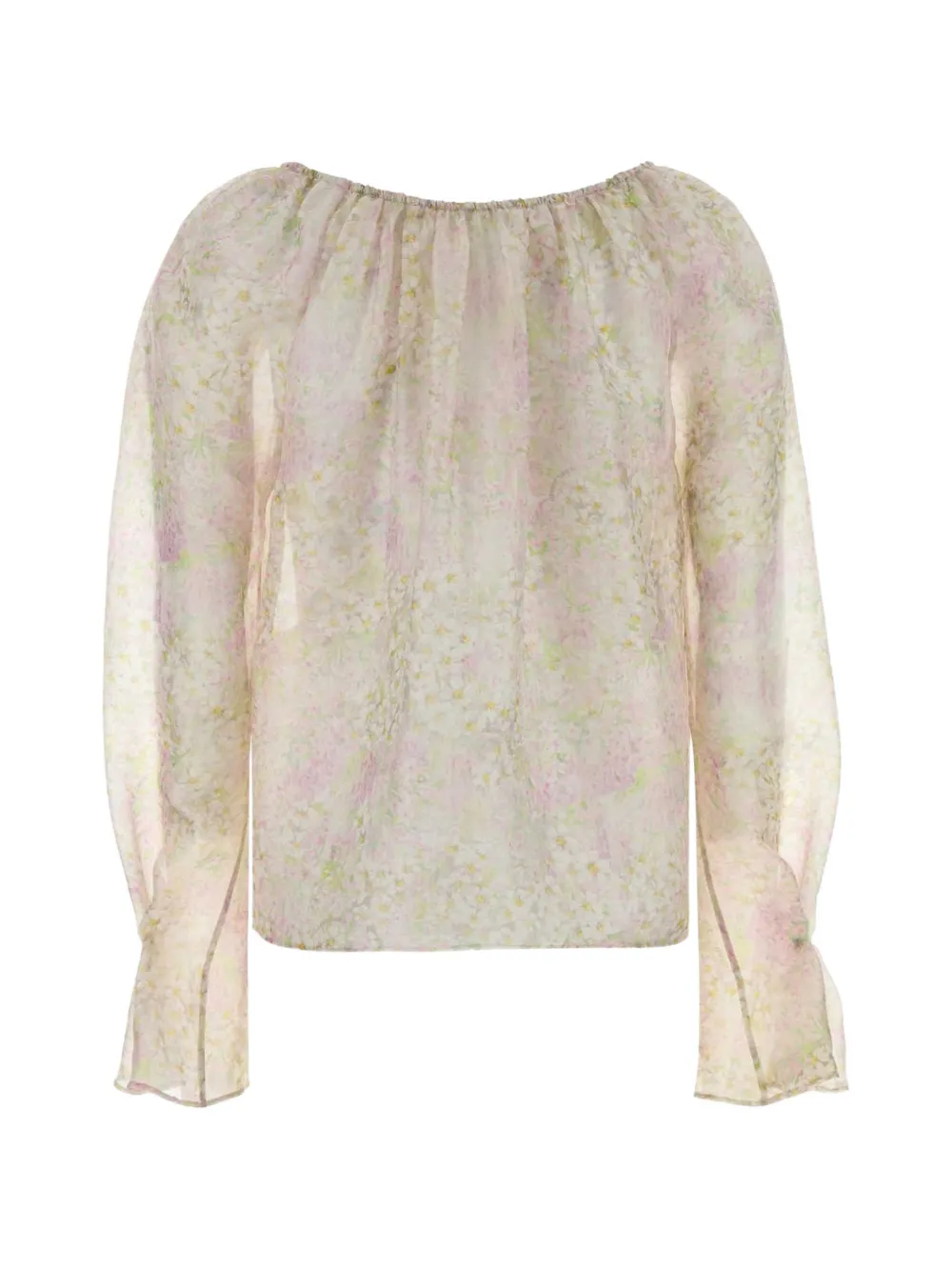 アルベルタ　フェレッティ　ブラウス Alberta Ferretti フローラル ブラウス | ニュートラル | FARFETCH JP