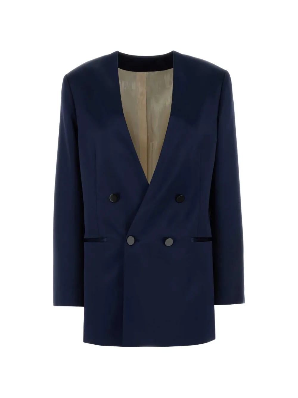 Alberta Ferretti double-breasted blazer - Blu