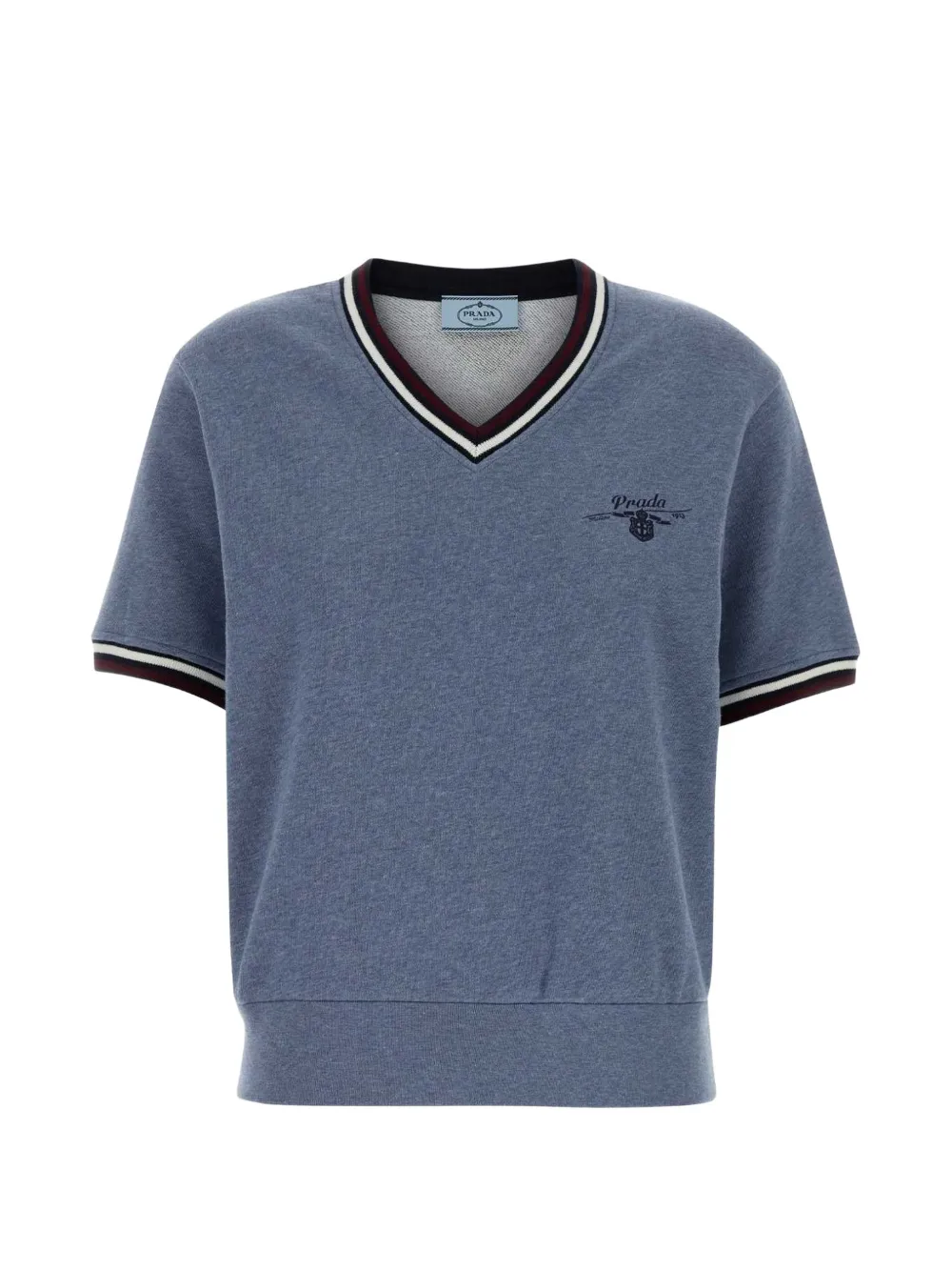 Prada v-neck T-shirt - Blau