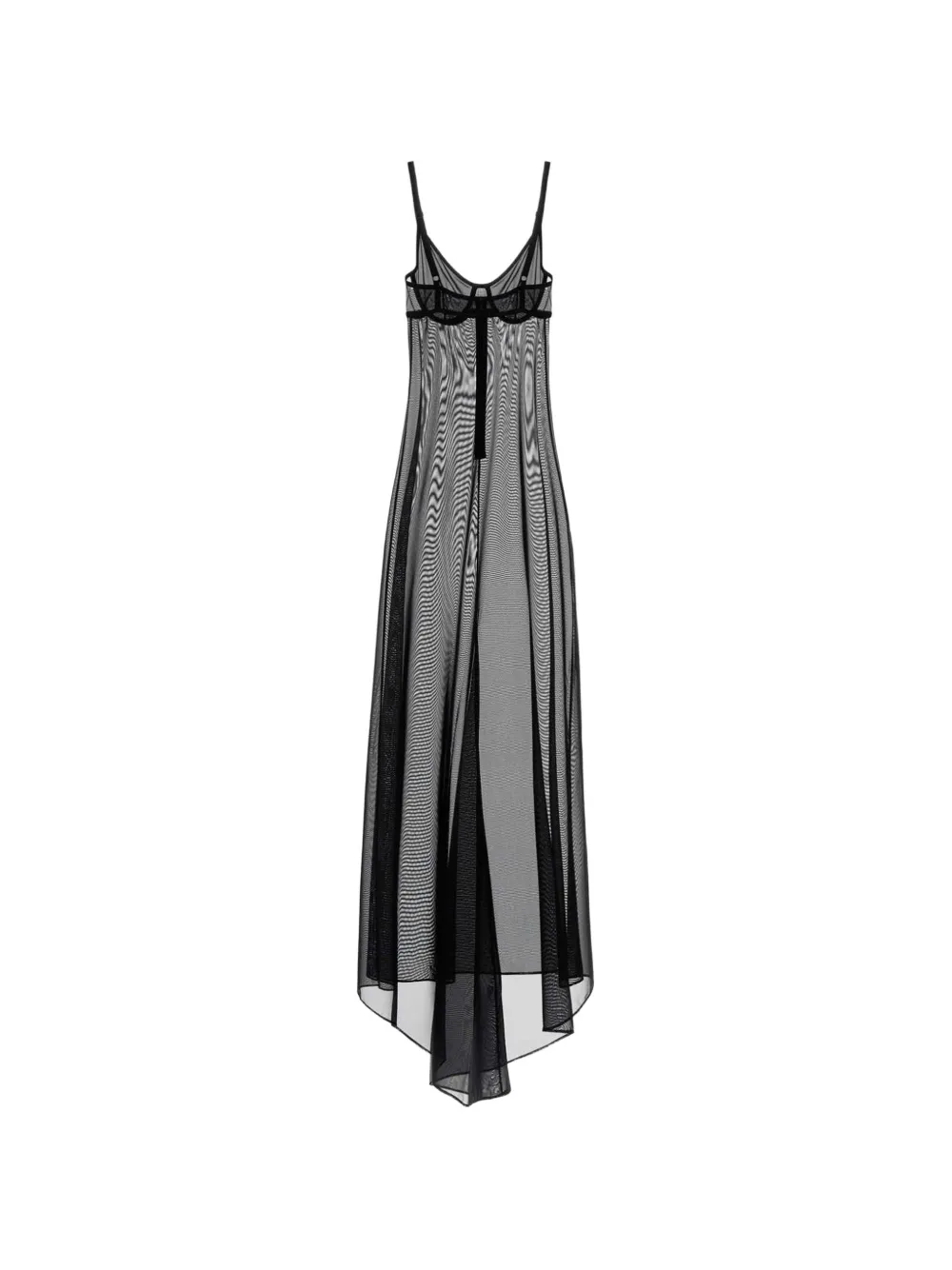 Balenciaga Stretch tulen jurk Zwart