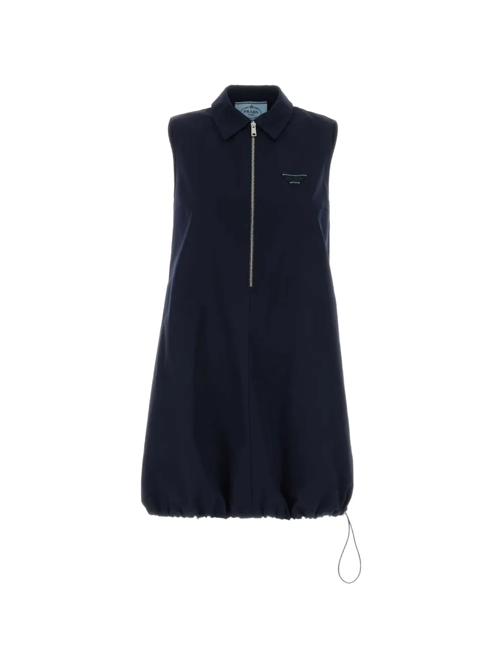 Prada mini poplin dress - Blu