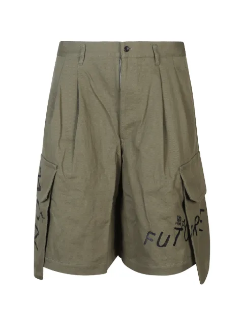 Comme des Garçons Homme shorts cargo con estampado