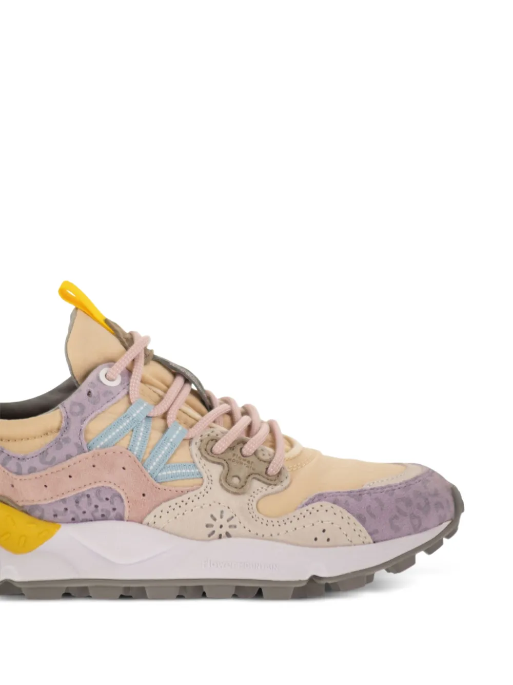 Yamano 3 Floral-Motif Panelled Sneakers