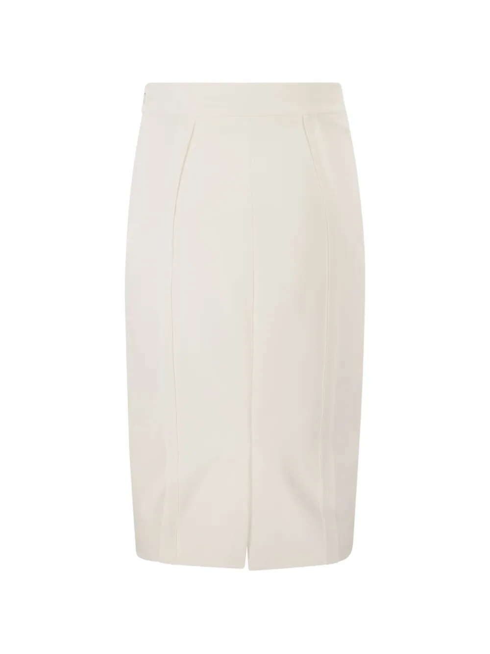 Elisabetta Franchi Mini-rok met logodetail Beige