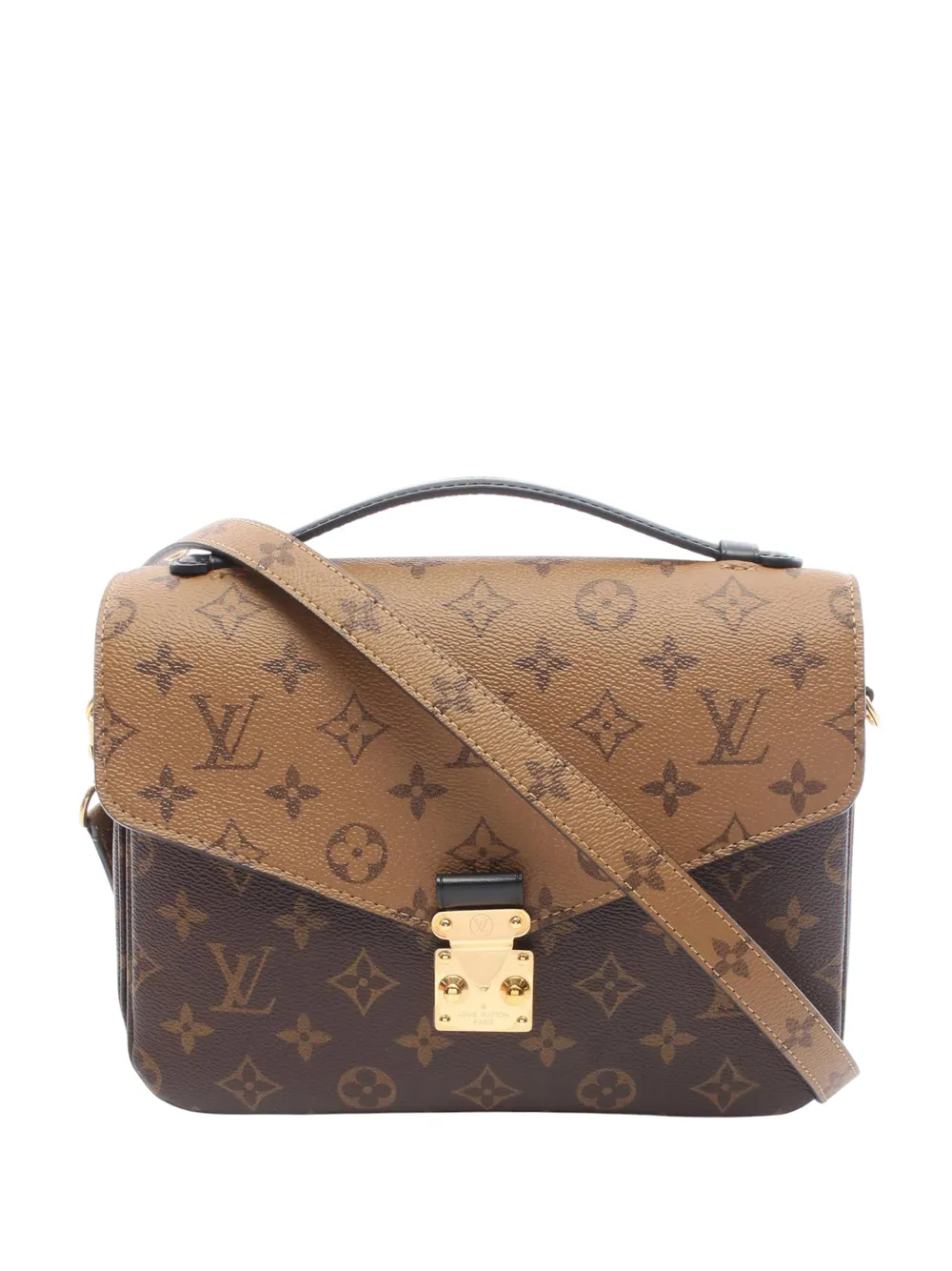 Louis Vuitton Pre-Owned 2021-2026 Monogram Reverse Pochette Metis satchel - Marrone