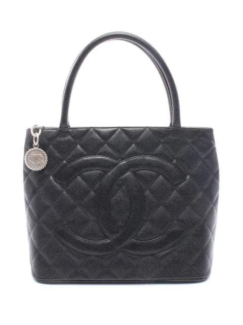 CHANEL Pre-Owned 2003-2004 Caviar Medallion tote bag