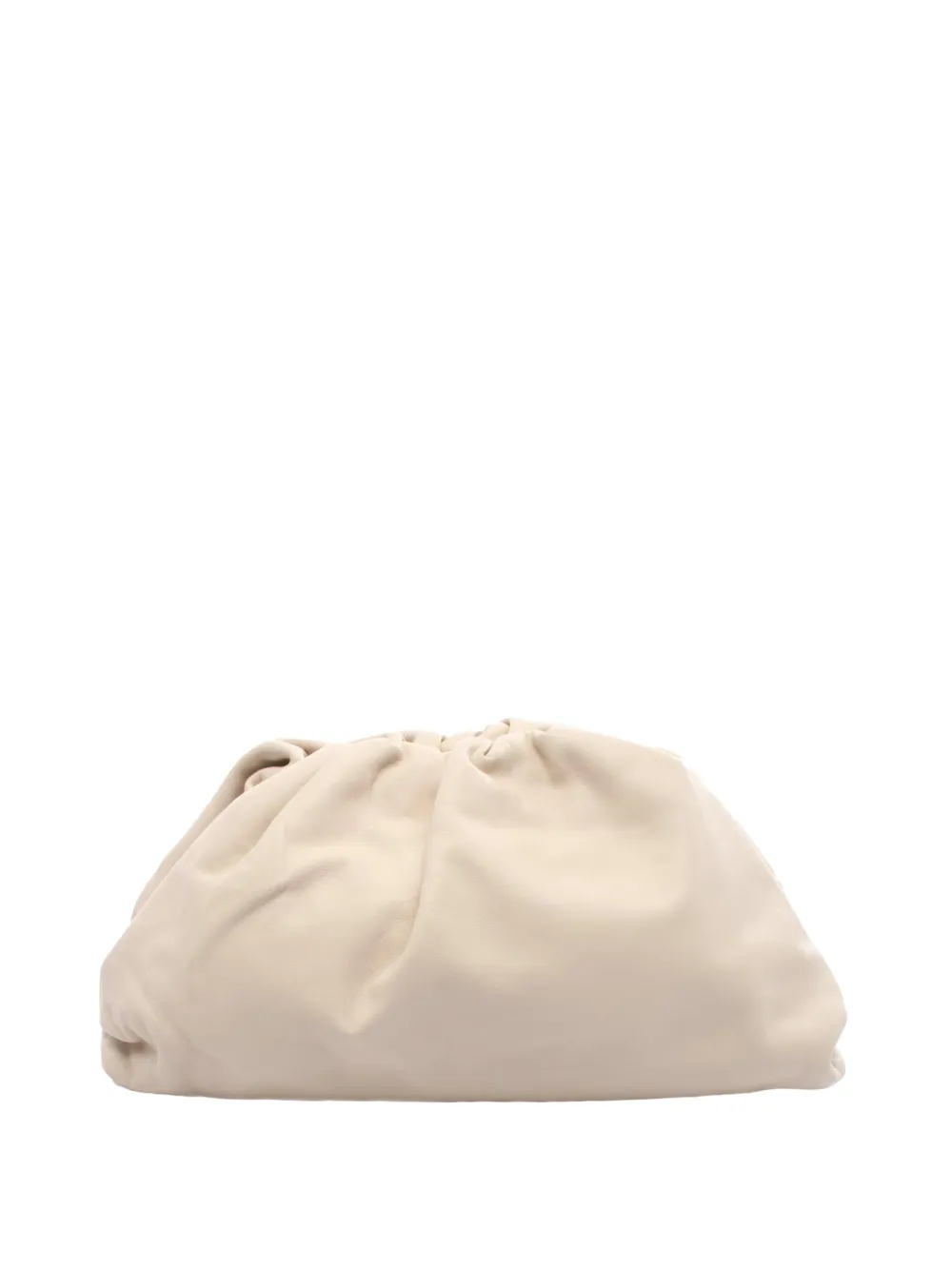 Bottega Veneta Pre-Owned 2012-2026 Lambskin The Pouch clutch bag - Bianco