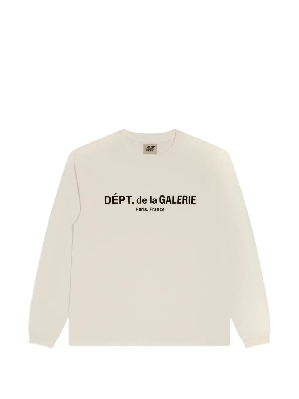GALLERY DEPT. logo long-sleeve T-shirt - Toni neutri