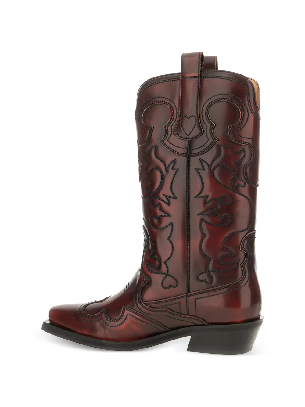 Panelled Western Boots
