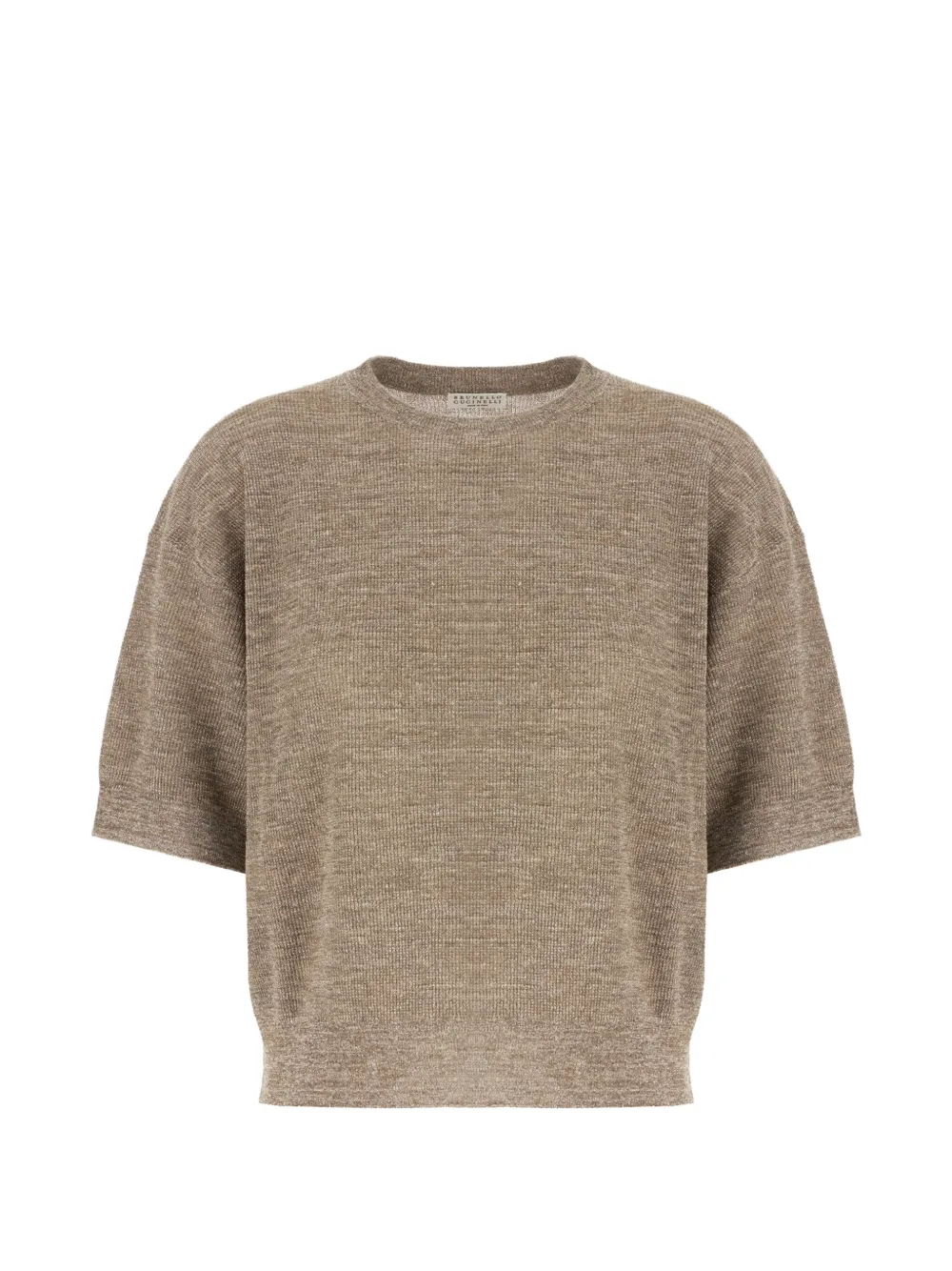 Brunello Cucinelli short-sleeve knitwear - Toni neutri