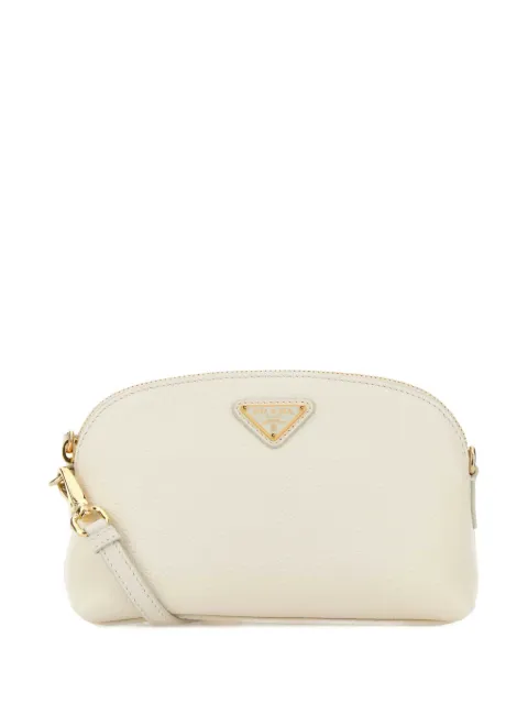 Prada crossbody-taske med logoplade