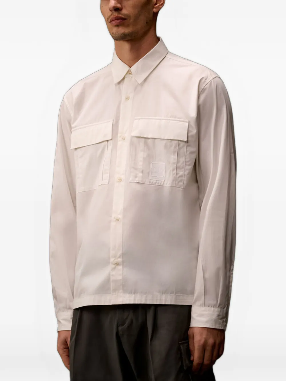 C.P. Company Metropolis gabardine overhemd Beige