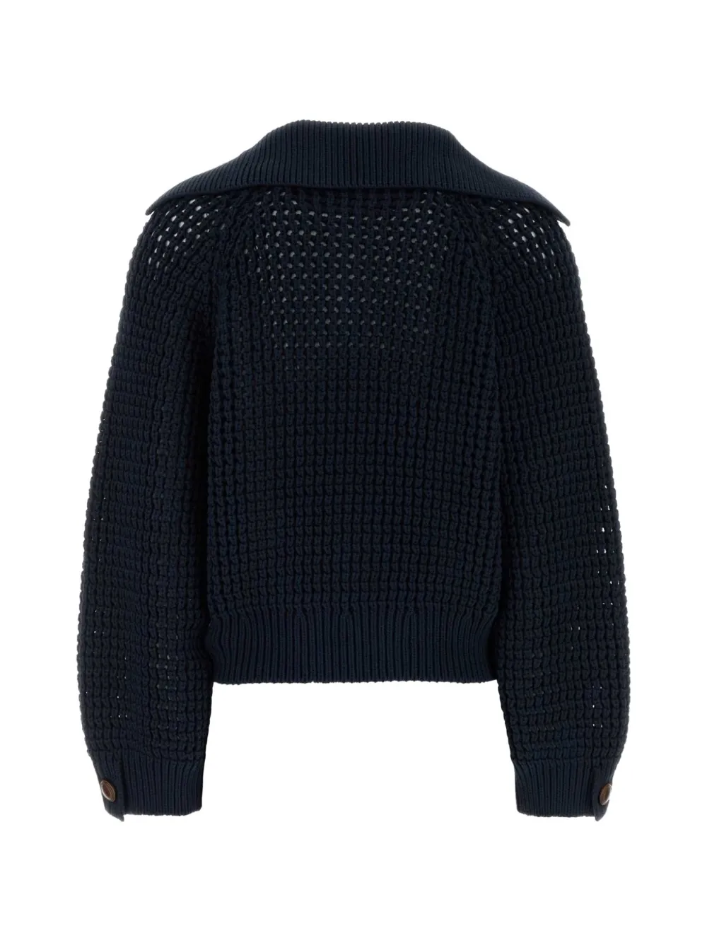  Brunello Cucinelli Open-stitch Sweater - Blue 