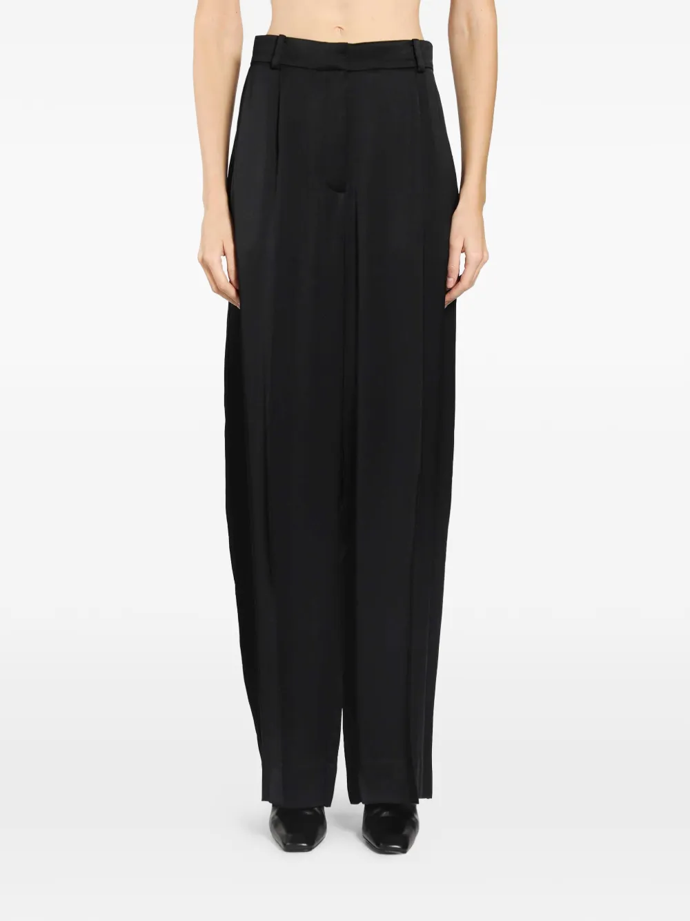 TOTEME wide leg trousers - Nero
