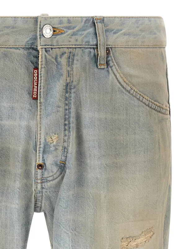 DSQUARED2 ダメージジーンズ | ブルー | FARFETCH JP
