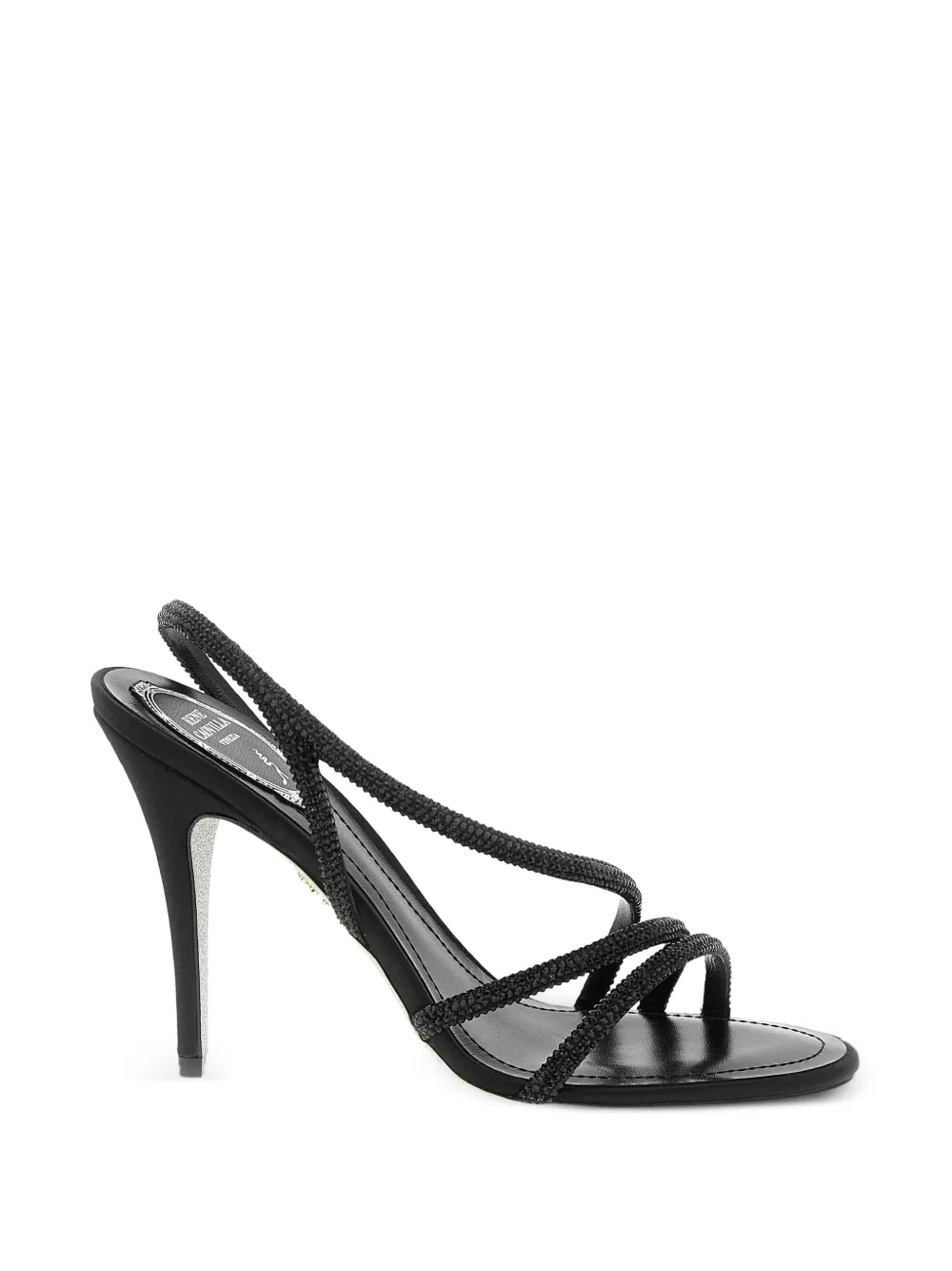 René Caovilla Erin open-toe sandals Zwart