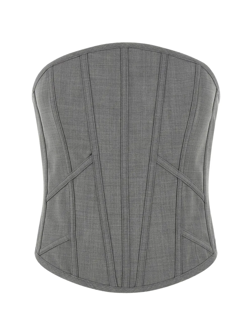 Giuseppe Di Morabito off-the-shoulder asymmetrical bustier top - Grigio