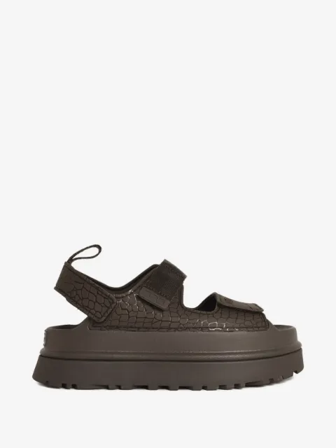 UGG sandalias GoldenGlow de piel