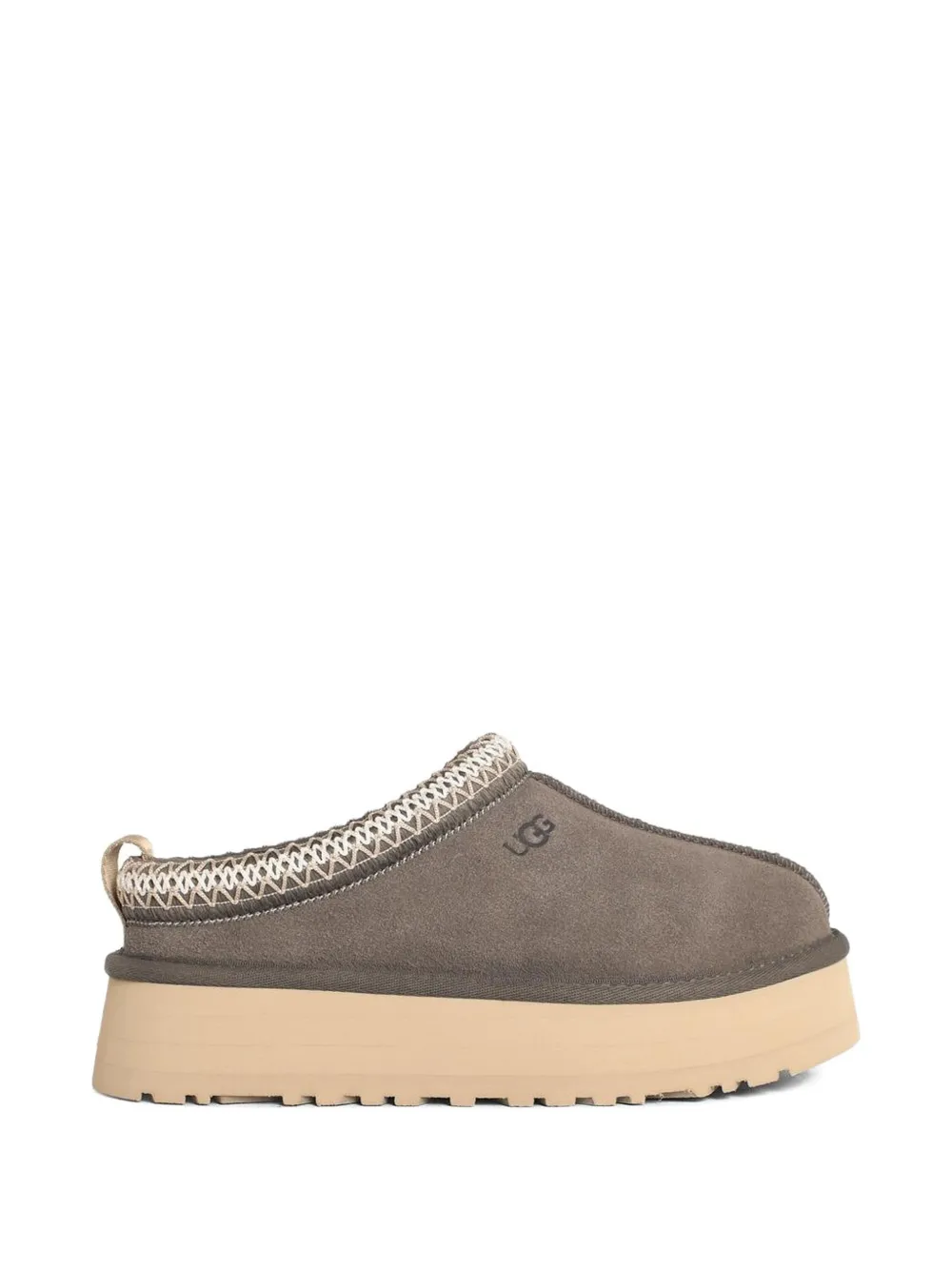 UGG Mules Tazz II con bordo intrecciato - Grigio