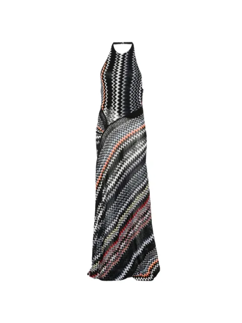 Missoni robe longue à motif de chevrons