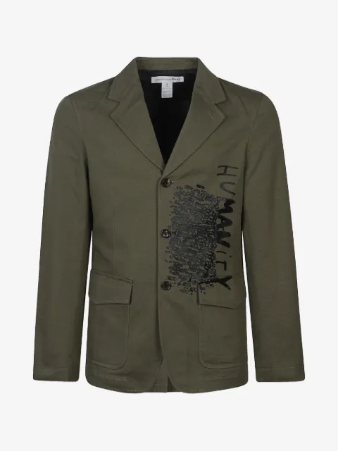 Comme Des Garçons Shirt blazer imprimé