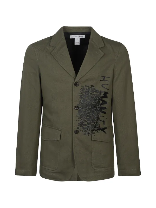 Comme Des Garçons Shirt プリント ジャケット | グリーン | FARFETCH JP