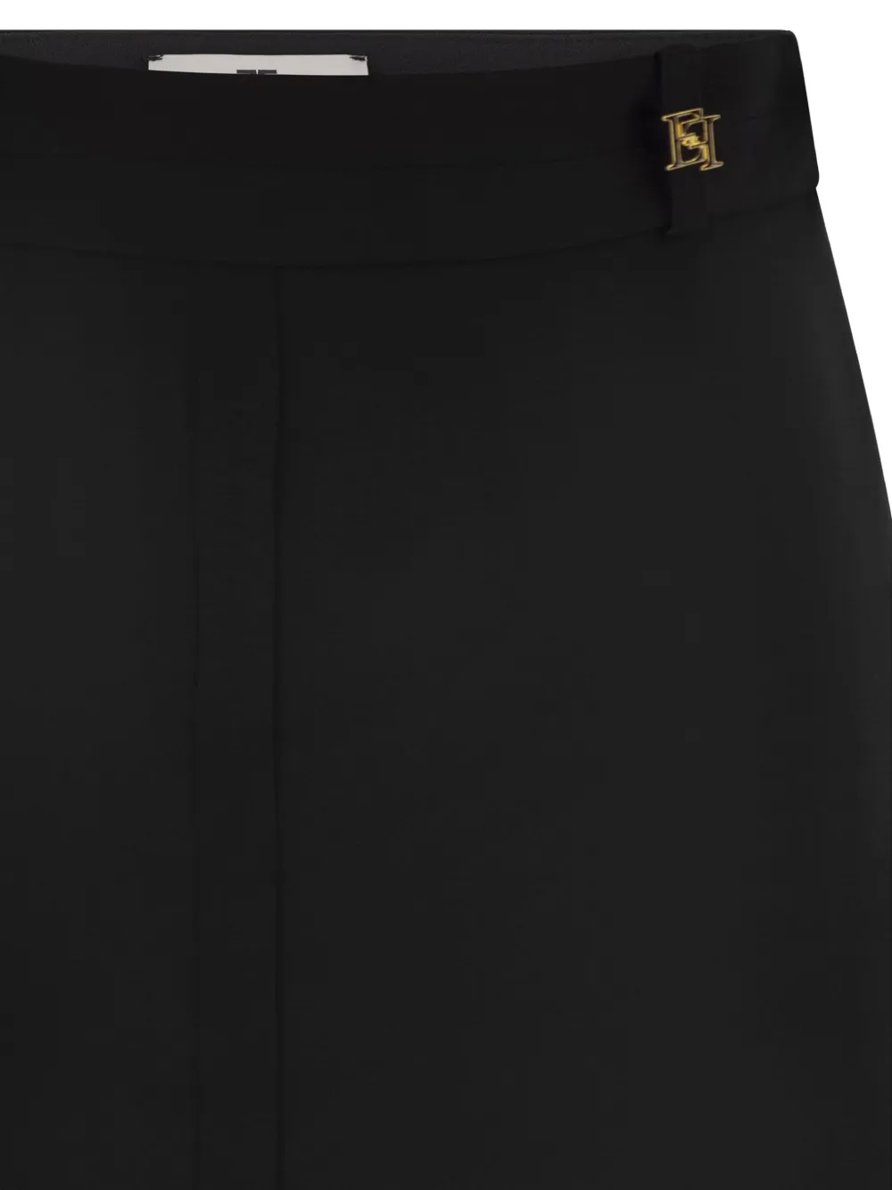Elisabetta Franchi Mini-rok met logodetail Zwart