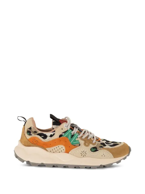 FLOWER MOUNTAIN Yamano 3 floral-motif sneakers