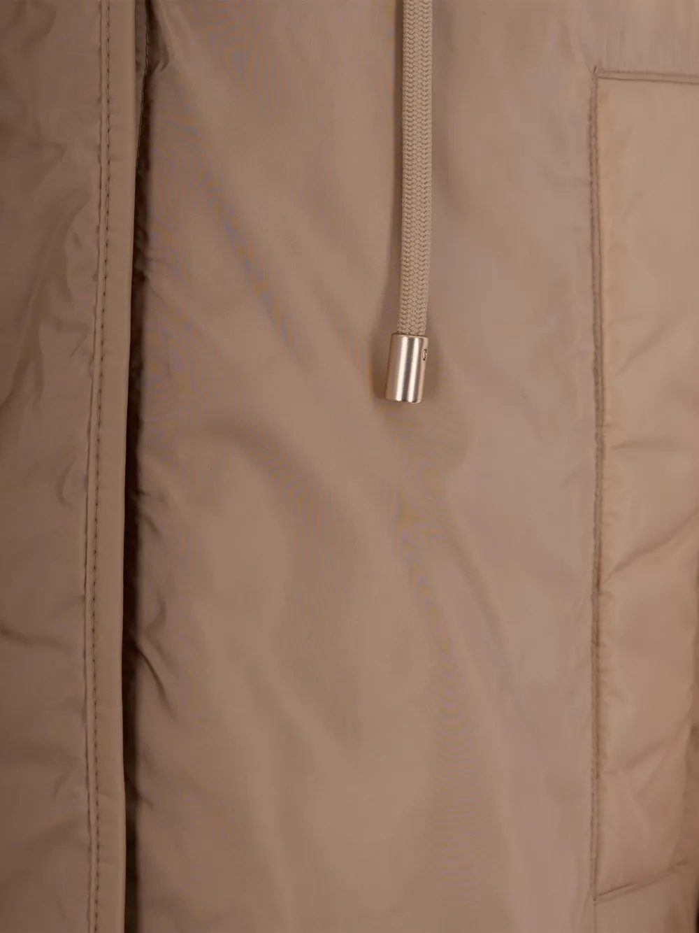 Weekend Max Mara Agreste jack met capuchon Beige