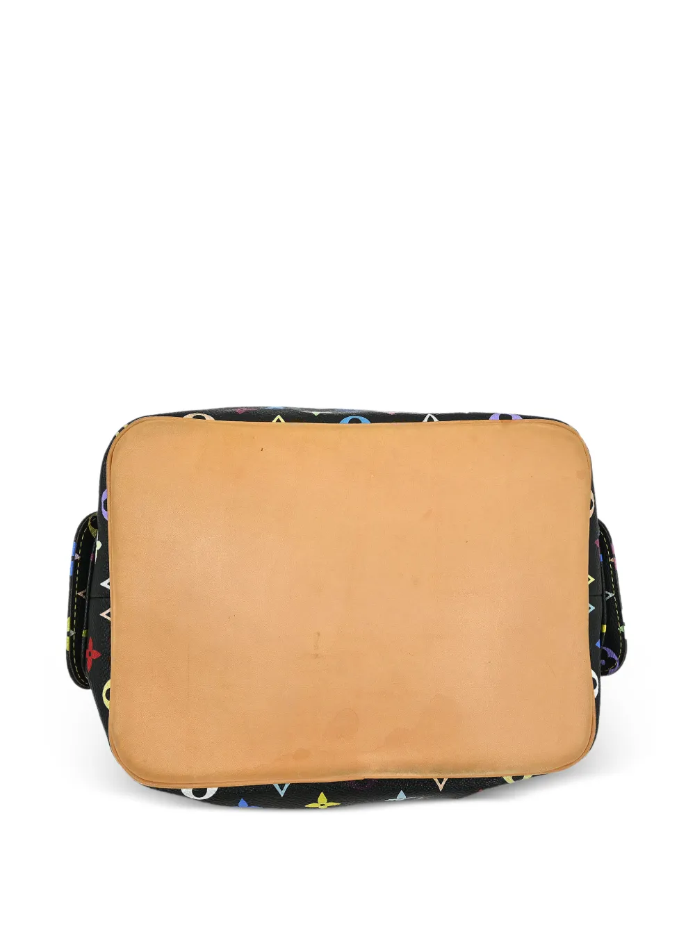 Louis Vuitton Pre-owned X Takashi Murakami 2006 Petite Noe Monogram Multicolour Tote Bag in Black, view 3