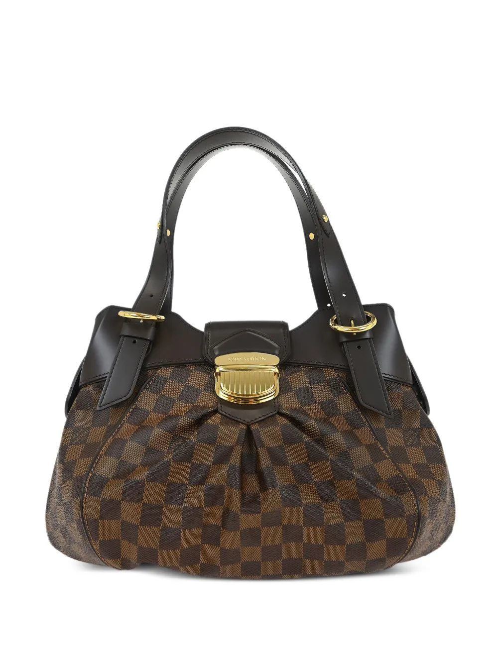 Louis Vuitton Pre-Owned 2009 PM Sistina Damier Ebène canvas tote bag - Marrone